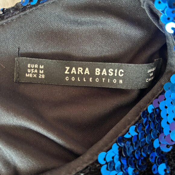 Blue sequins Coctail Dress from Zara - Picture 5 of 6